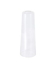 Konos Large Cylindrical Cone Clear Glass Shade (B),