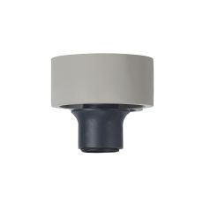 Konos 10cm Ceiling Light (FRAME ONLY), 1 x E27, Concrete / Black