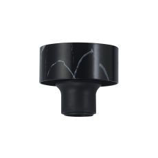 Konos 10cm Ceiling Light (FRAME ONLY), 1 x E27, Black Marble / Black