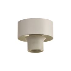 Konos 10cm Ceiling Light (FRAME ONLY), 1 x E27, Matt White