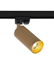 Seaford Track Adjustable Spot Light, 1 x GU10, Champagne Gold