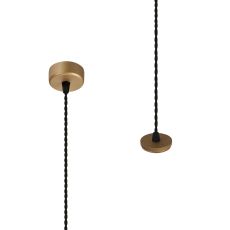 Seafood 6.5cm Pendant Light (FRAME ONLY) 2m, 1 x GU10, Champagne Gold