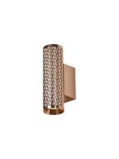 Seaford Wall Lamp, 2 x GU10, Rose Gold