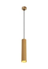 Seafood 6.5cm 1 Light 30cm Pendant Light GU10, Champagne Gold