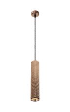 Seafood 6.5cm 1 Light 30cm Pendant Light GU10, Rose Gold