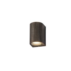 Tiramisu Curved Wall Lamp, 1 x GU10, IP54, Gold/Black