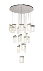 Tuboosso 86cm Pendant 5m, 21 x 4.5W LED, 3000K, 3360lm, Polished Chrome, 3yrs Warranty Item Weight: 25.8kg