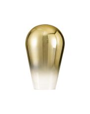 Urasawa 23cm Pear Shaped Glass (E), Gold Fade/Clear