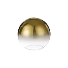 Urasawa 20cm Globe Glass (B), Gold Fade/Clear