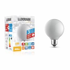 Value Classic  LED Globe 80mm E27 6.5W 2700K Warm White 806lm Dimmable Opal Finish 3yrs Warranty
