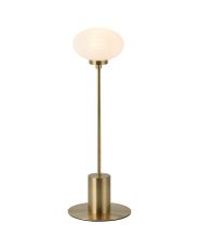 Addie Table Lamp, 1 Light G9, Antique Brass/Opal A Glass