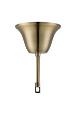 Additions 145mm Bell Cup Antique Brass, c/w Hook Plate & Rod
