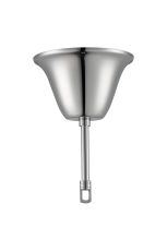 Additions 145mm Bell Cup Polished Chrome, c/w Hook Plate & Rod