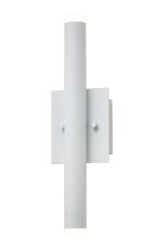 Rita 1+1 Up & Down Light Wall Light, 6W LED, 4000K, 390lm, IP44, Satin White, 3yrs Warranty