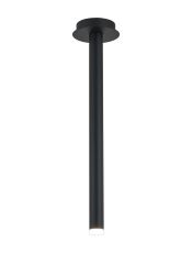 Rita 1 Pendant With 510mm Tube, 5W LED, 4000K, 325lm, IP44, Satin Black, 3yrs Warranty