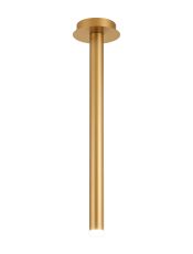 Rita 1 Pendant With 510mm Tube, 5W LED, 4000K, 325lm, IP44, Satin Gold, 3yrs Warranty
