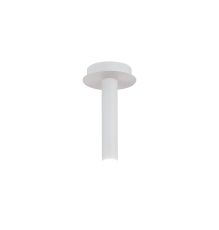 Rita 1 Pendant With 200mm Tube, 5W LED, 4000K, 325lm, IP44, Satin White, 3yrs Warranty