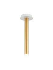 Rita 1 Pendant With 350mm Tube, 5W LED, 4000K, 325lm, IP44, Satin White/Satin Gold, 3yrs Warranty