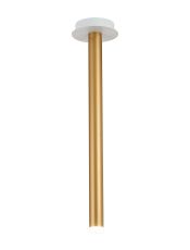Rita 1 Pendant With 510mm Tube, 5W LED, 4000K, 325lm, IP44, Satin White/Satin Gold, 3yrs Warranty