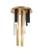 Rita 32cm Round 7 Ceiling Light, 35W LED, 4000K, 2275lm, IP44, Satin Gold/Satin Black/Satin White, 3yrs Warranty