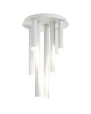 Rita 32cm Round 7 Ceiling Light, 35W LED, 4000K, 2275lm, IP44, Satin White, 3yrs Warranty