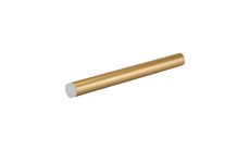 Rita 35cm Tubular Shade With Acrylic Diffuser, 5W LED, 4000K, 325lm, IP44, (Suitable for Rita Range Only) Satin Gold/Clear