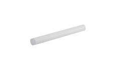 Rita 35cm Tubular Shade With Acrylic Diffuser, 5W LED, 4000K, 325lm, IP44, (Suitable for Rita Range Only) Satin White/Clear