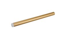 Rita 51cm Tubular Shade With Acrylic Diffuser, 5W LED, 4000K, 325lm, IP44, (Suitable for Rita Range Only) Satin Gold/Clear