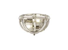 Koka Wall Light, 2 Light E14, Polished Nickel