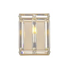 Koka Square Wall Light, 1 Light E14, Polished Nickel