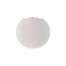 Andromeda 13cm Round (A) Glass Shade, Opal White With Inner Funnel