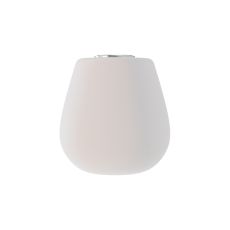 Andromeda 12cm Wine (B) Glass Shade, Opal White With Inner Funnel