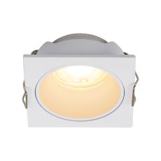 Antilla Recessed Downlight Square, 1 x GU10 Mini (Max 12W), Cut Out: 50 x 50mm, Matt White