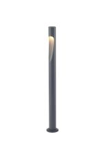 Aran 80cm Bollard, 6W LED, 3000K, 420lm, IP65, Dark Grey, 3yrs Warranty