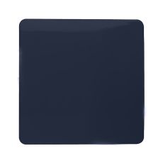 Trendi, Artistic Modern 1 Gang Blanking Plate Navy Blue Finish, BRITISH MADE, (25mm Back Box Required), 5yrs Warranty