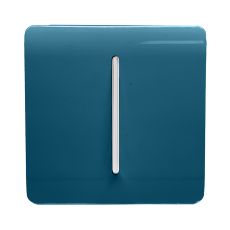 Trendi, Artistic Modern 1 Gang Retractive Home Auto.Switch Midnight Blue Finish, BRITISH MADE, (25mm Back Box Required), 5yrs Warranty