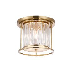 Munito IP 36cm Ceiling, 3 x G9, IP44, Gold / Clear