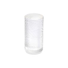 Gullo 13cm Diagonal Line Acrylic Shade (H), Clear/Frosted