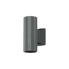 Gullo Ribbed Line Wall Lamp (FRAME ONLY) 2 x GU10, IP54, Grey, 2yrs Warranty