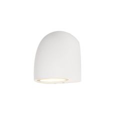 Baldy Wall Lamp, 1 x GU10, IP65, White, 2yrs Warranty
