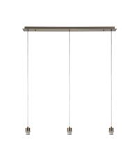 Baymont Antique Brass 3 Light E27 Universal  Linear Pendant, Suitable For A Vast Selection Of Shades 2m