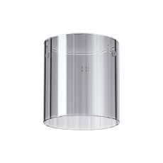 Brandroot Ribbed 140 x 150mm Glass, Wide Inner Lines, Smoke