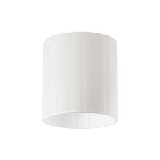Brandroot Ribbed 140 x 150mm Glass, Wide Inner Lines, Gloss White