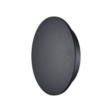 Bora Bora II Wall Light 18cm Round, 15W LED, 3000K, 1050lm, IP65, Black, 3yrs Warranty
