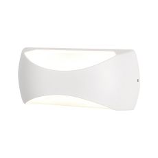 Butan Wall Lamp, 2 x 6W LED, 3000K, 1000lm, IP65, Matt White, 3yrs Warranty