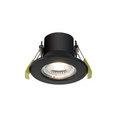 Byron 5W, Triac Dimmable 3CCT 3000K/4000K/5500K LED Fire Rated Downlight, Matt Black, Cut Out: 60mm, 550lm, IP65, DRIVER INC, 60° Deg, 5yrs Wrnty