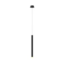 Cala 52cm Tube 1 Light 2.55m Pendant, 6W LED, 3000K, 420lm, Sand Black, 3yrs Warranty