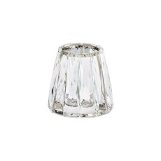 Arena 12.5x11.5cm Screw On Shade (A), Polished Nickel Clear Crystal