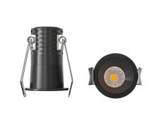 Cane 4cm Spotlight, 3W LED, 4000K, 220lm, Black, Cut Out: 36mm, Driver Included, 3yrs Warranty