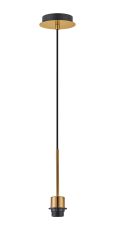 Carrie 12cm Antique Gold 1 Light E27 Universal Single Pendant (FRAME ONLY), Suitable For A Vast Selection Of Shades